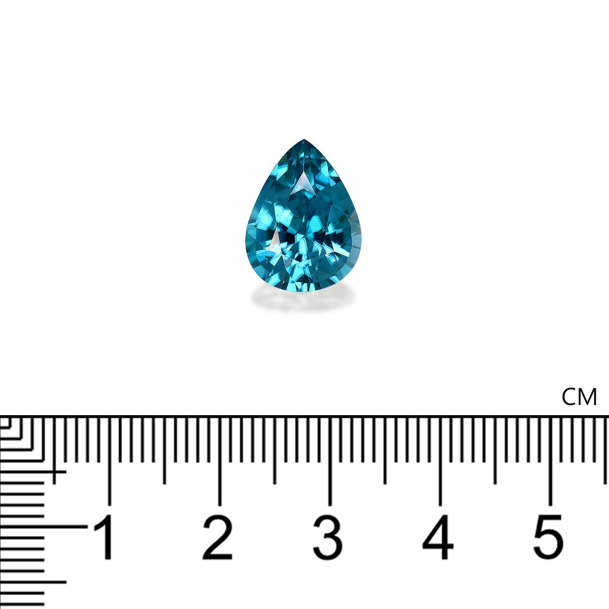 Blue Zircon 8.63 ct